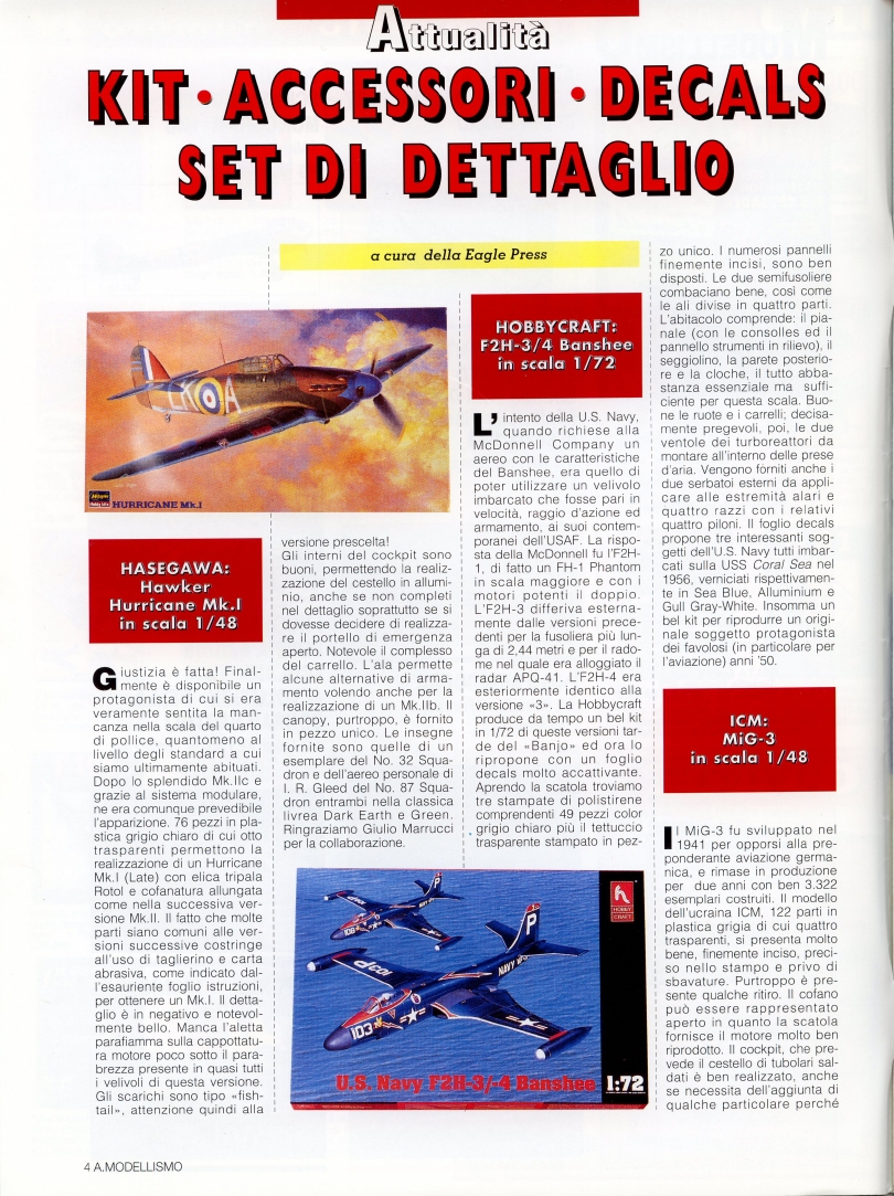 Aerei Modellismo 2000-03